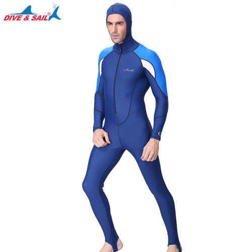 2026新款DIVE&SAIL男女防晒浮潜服连帽无垫潜水