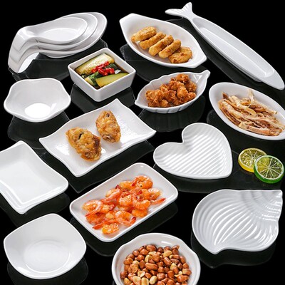密胺餐具仿瓷盘子餐饮碟子冷菜凉菜专用盘商用餐盘酒吧ktv小吃碟
