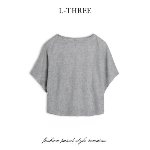 【溯源首发】L-THREE『浮雕小衫』立体花纹针织上衣