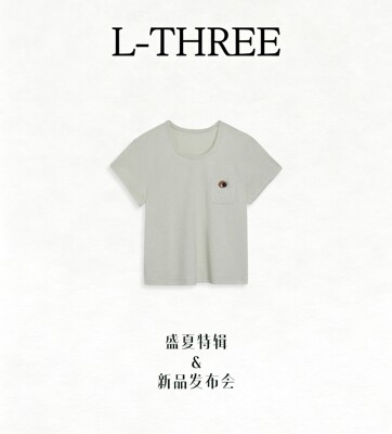 【盛夏特辑】L-THREE『升级爆款T』小众钉扣t L3362