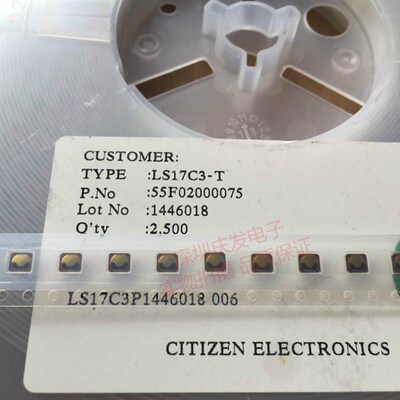 日本西铁城CITIZEN LS17C3 薄膜开关 3.2*3.2*0.35 轻触贴片按键