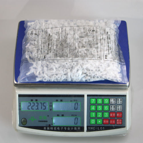 CE2X铝芯压线帽接线端子奶咀压线帽1000只/包绝缘端子塑料接线耳