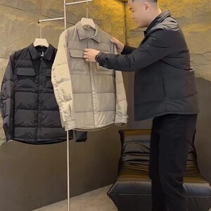 9901秋冬新款百搭轻薄羽绒服男士外套短款夹克秋季男上衣秋装男装