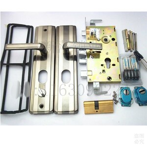 单活 全套防盗门执手锁锁具 通用替换步/保/安/群/忠