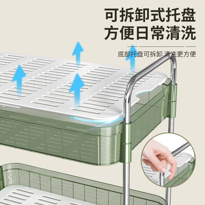 桌面杯子收纳置物架双层茶杯家用吧台橱柜沥水托盘放玻璃水杯架子图片