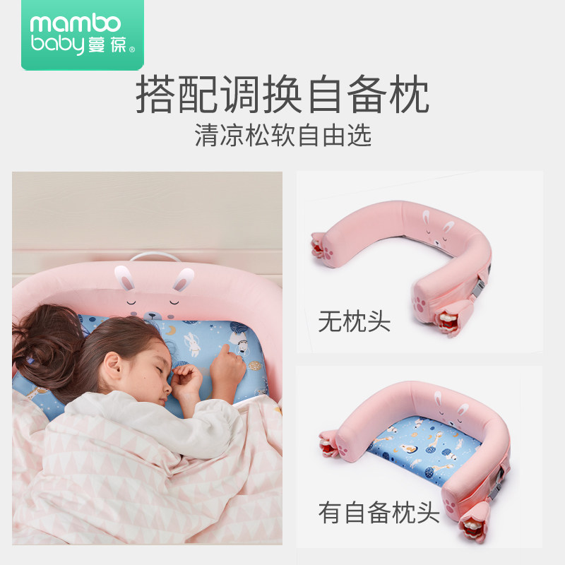 蔓葆儿童防踢被子神器床围栏软包宝宝防摔防护栏防掉床婴儿床中床