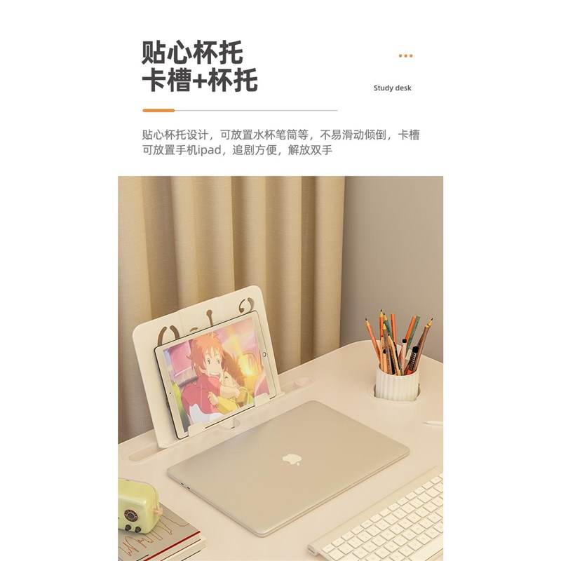 可升降床上小桌子轻便学生宿舍懒人可折叠电脑桌家用学习小桌板图片