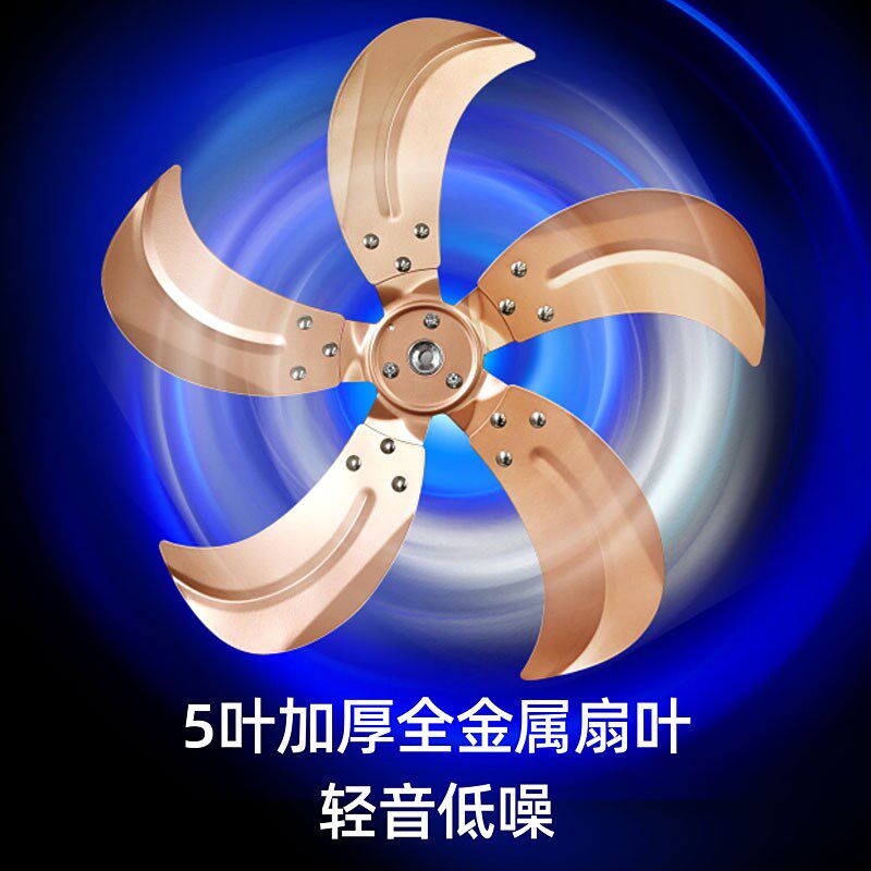 金属壁扇挂壁式商用家用仿古铁艺摇头扇饭店咖啡厅复古强力电风扇