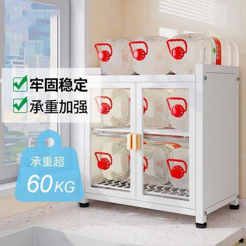 雅贝洛带盖厨房碗碟置物家用碗柜台面筷盘防尘收纳盒多功能沥水架