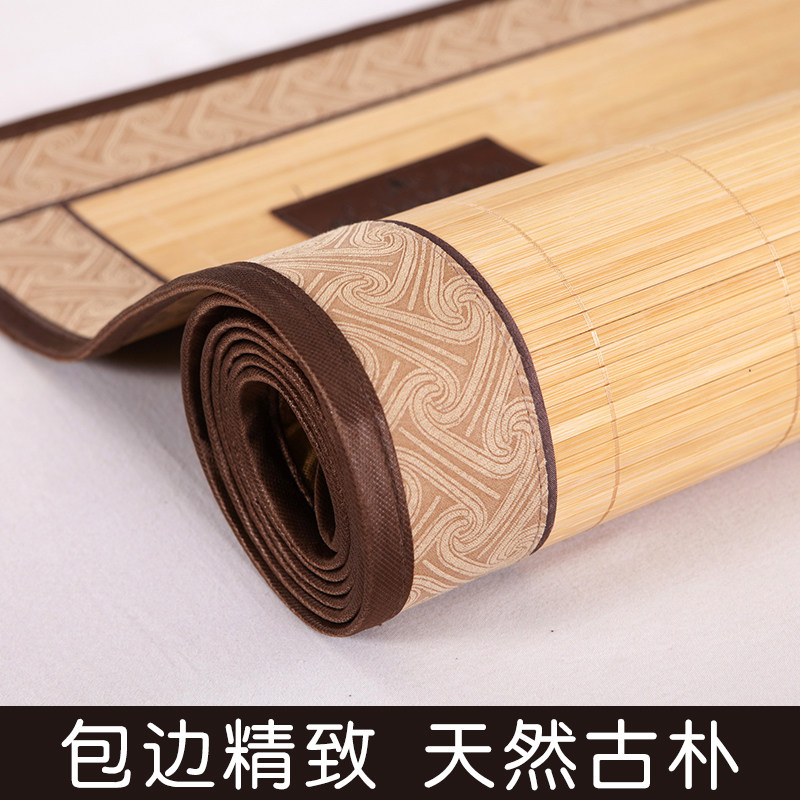 老席匠凉席水磨竹藤双面竹席1.8m床1.5米1.2高档席子夏季直筒折叠