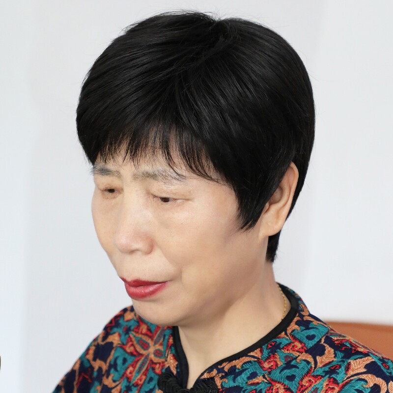 假发中老年女妈妈款真发全真人发老人光头全头套短发送奶奶真头发