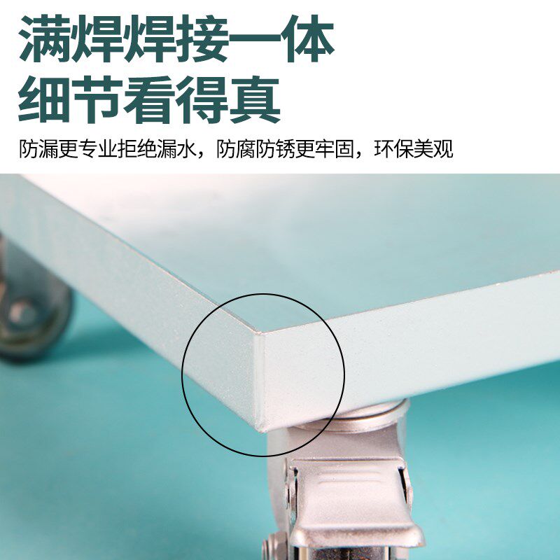 花盆托盘带轮方形重型移动不漏水密封底座大号六边形圆形带轮支架