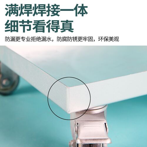 花盆托盘带轮方形重型移动不漏水密封底座大号六边形圆形带轮支架