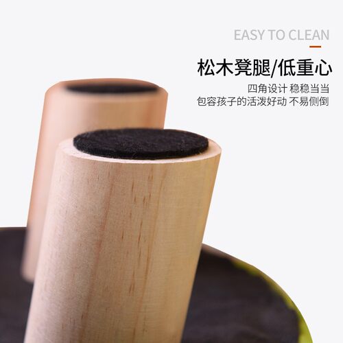 实木小凳子家用卡通圆凳沙发凳垫脚凳可爱动物木凳儿童凳宝宝板凳