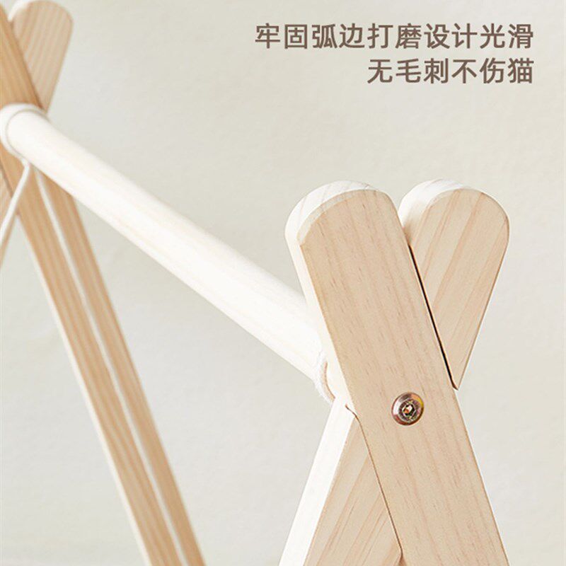 月饼喵双层实物秋千吊床猫窝猫爬架猫床宠物猫咪悬挂摇摇小型犬