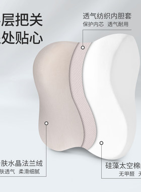 爱车屋汽车头枕腰靠车用护颈枕车载靠枕颈枕红色车内坐椅枕头舒适