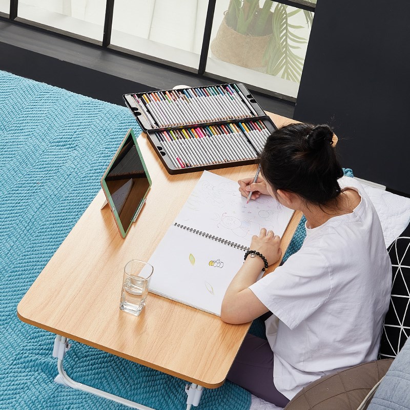 高度可调节床上书桌大号折叠懒人桌升降小桌子飘窗桌学生宿舍书桌