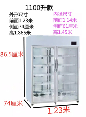60度商用熟食恒温柜早餐粥饮料牛奶加热箱外卖便当盒饭保温柜大型