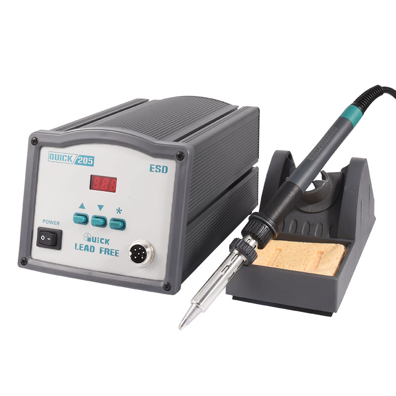 快克969A电烙铁203H高频大功率家用工业手机维修焊接205焊台手柄