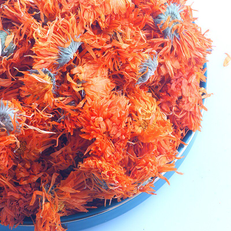供应生态金盏花 金盏菊干花(花茶泡油 纯露必选)250g满包邮