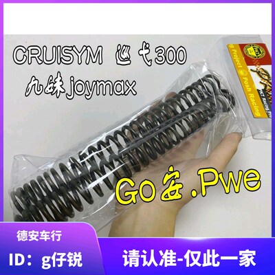 POSH 巡弋300 GTS 九妹joymax 改装前避震前减震前叉加硬弹簧强化