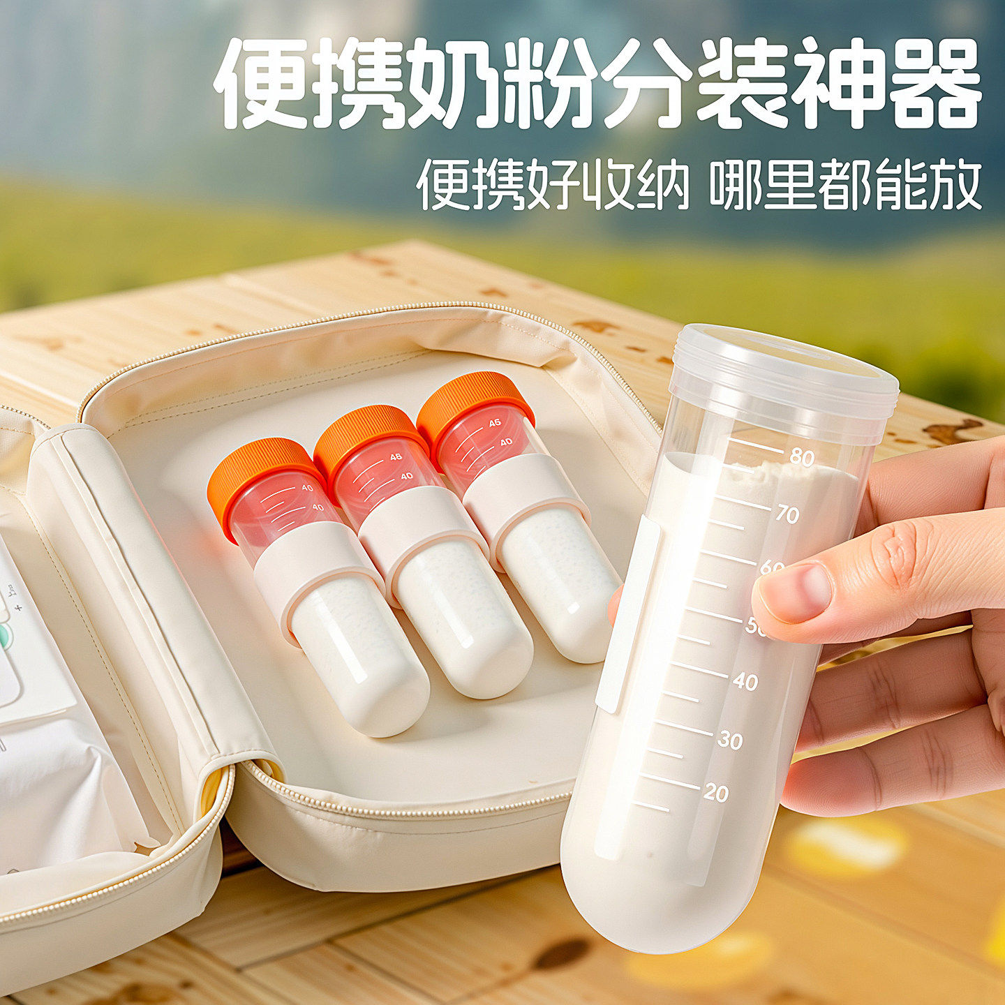 奶粉分装盒神器便携外出门带储存