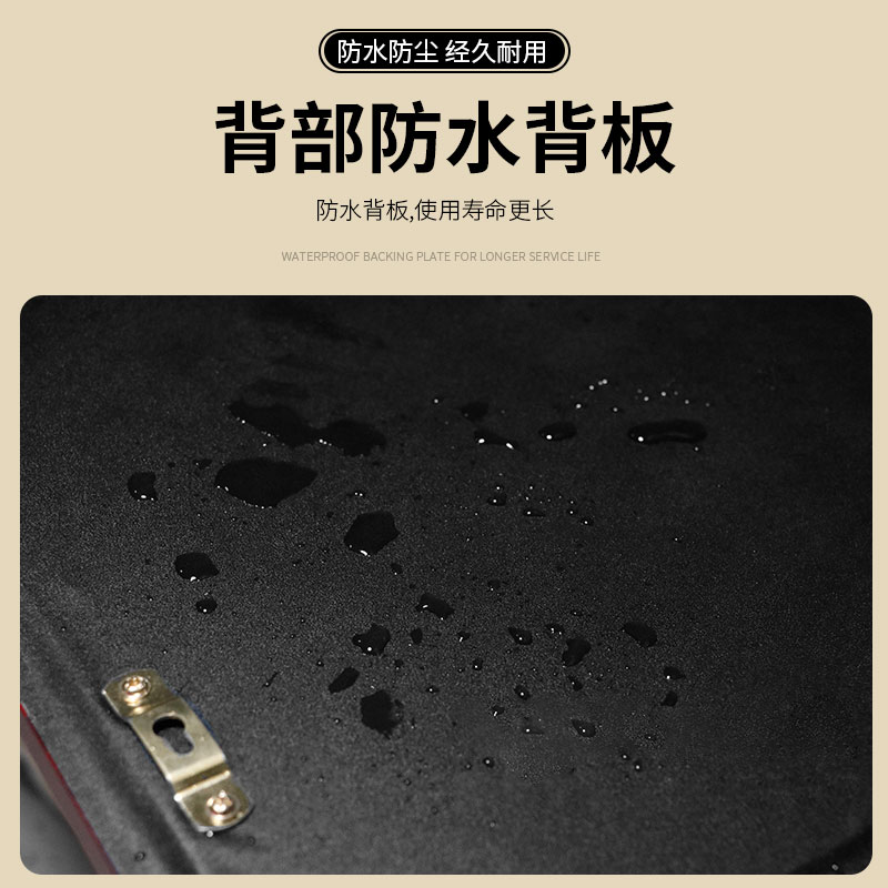 电表箱装饰画新中式配电箱遮挡箱电闸盒实木免打孔液压式玄关挂画