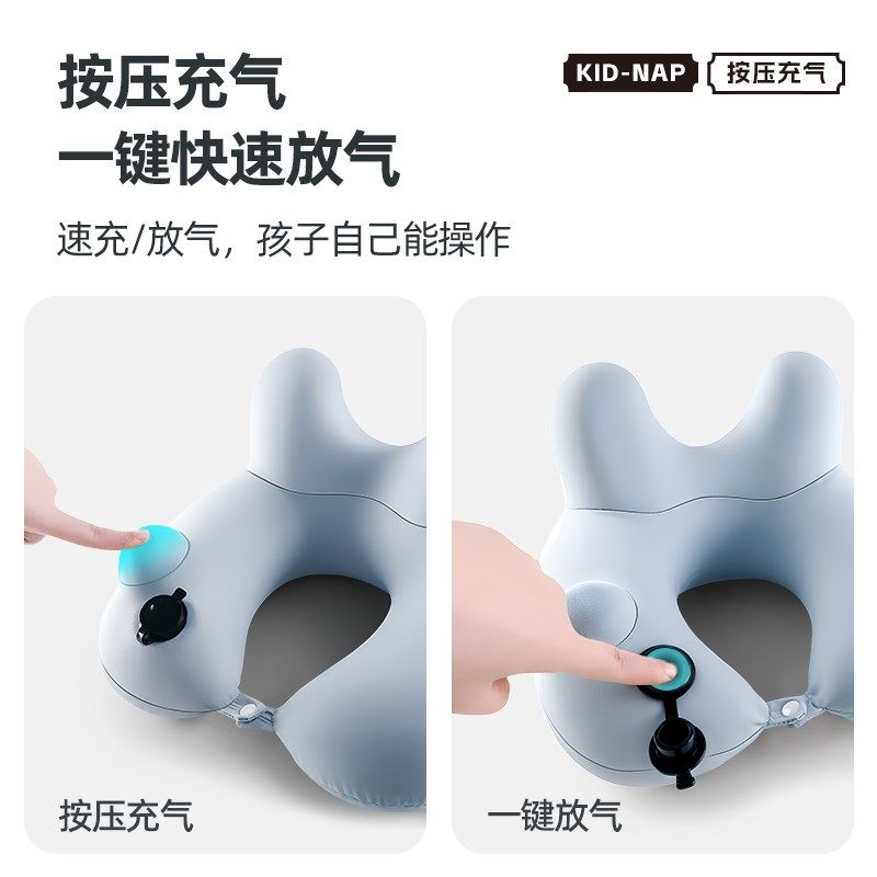 充气午睡枕趴睡枕小学生儿童专用午休睡觉神器趴桌子趴趴枕小枕头