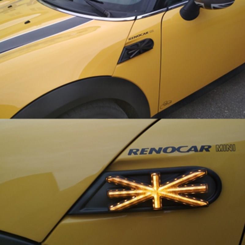 适用于宝马 MINI COOPER R55 56-59侧边灯 叶子板 LED 流水转向灯