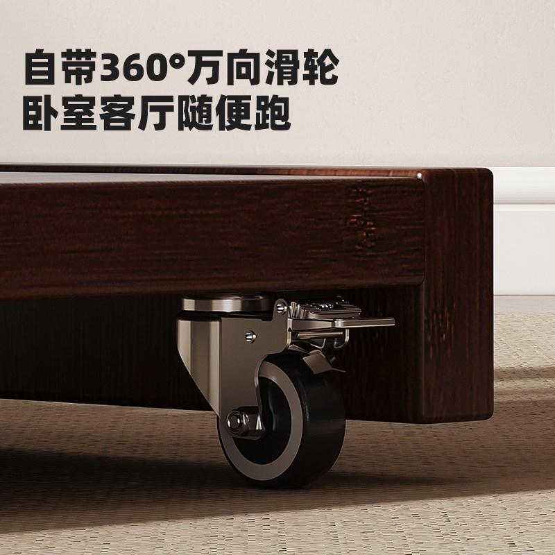 可移动边几沙发边桌小茶几带轮小桌子卧室床边桌角几侧边柜置物桌
