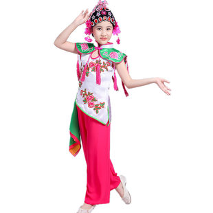 六一儿童戏服京剧舞蹈服小红娘小花旦俏花旦戏剧演出服戏曲服装女