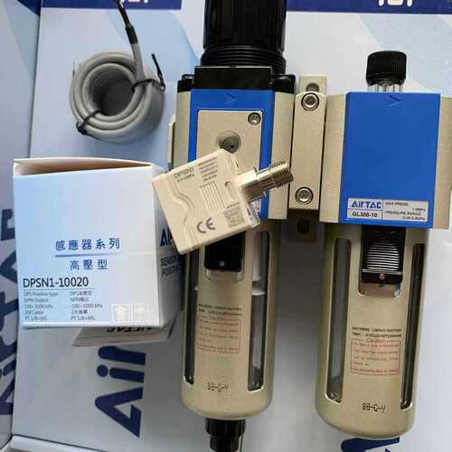 气动二联件GFR300-10和GL300-10与数显压力开关DPSN1-10020组合