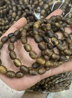 新款精品沉阿香木随形手串文玩配