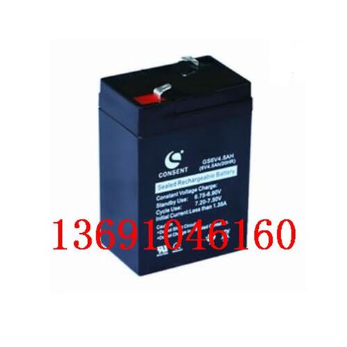 CONSENT GS6V4.5AH (6M4.5LC/10Hr)电子称 玩具车 照明电源蓄电池