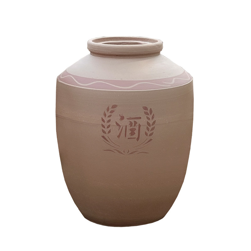 无釉土陶酒坛子家用密封酿酒泡酒坛子老式存酒罐窖藏陶瓷大酒缸