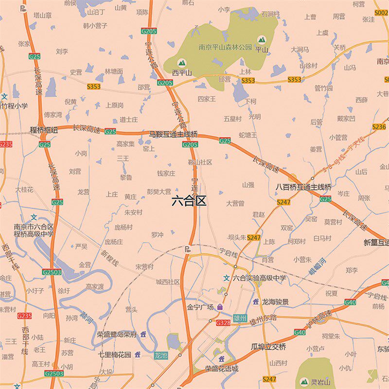 2026新款南京市地图贴图办公室挂图高清防水墙壁贴超大装饰画定制