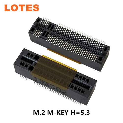 立贴NGFF插座 M-KEY LOTES嘉泽得意 APCI0110-P001A M.2 67P