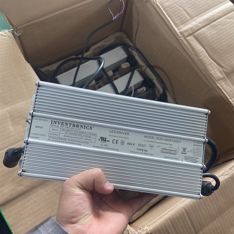 英飞特防水电源EUD-480S10ADT防水路灯480W 24-64V 10A