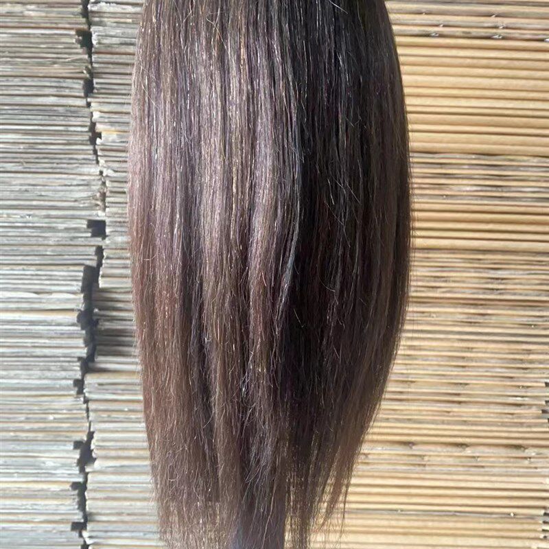 百分之八十五真发18寸混合发剪发染色专用头模通用模特头美发头模