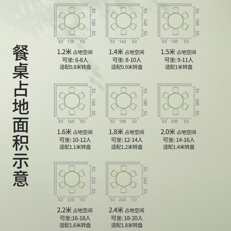 转盘餐桌转盘家用圆桌旋转转盘底座桌面饭桌手动转台带轨道展示台