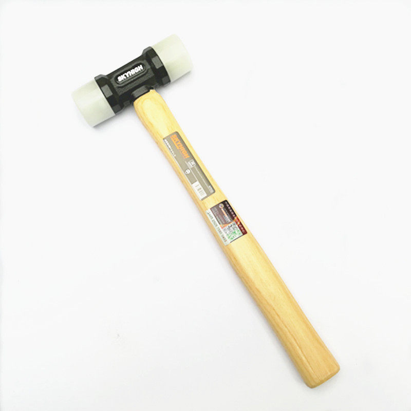 澳新工具安装锤优质尼龙锤皮具皮革手工锤不伤工件汽修可更换锤头图片