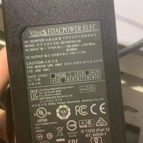 原装12V10A群晖DS918+ ds415+916电源适配器EA11011H-120充电器线