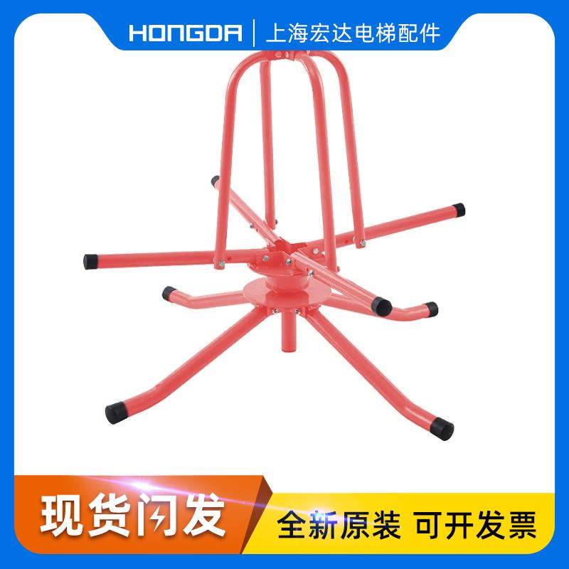电梯专用钢丝绳放绳器支架双轴承重型加厚主机曳引机限速器包邮