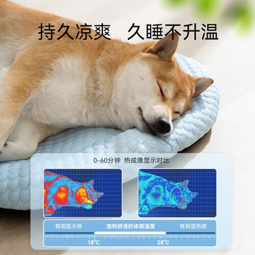 宠物冰垫3D凉感垫子春季夏款耐抓耐挠柯基柴犬中型犬睡觉垫子用品