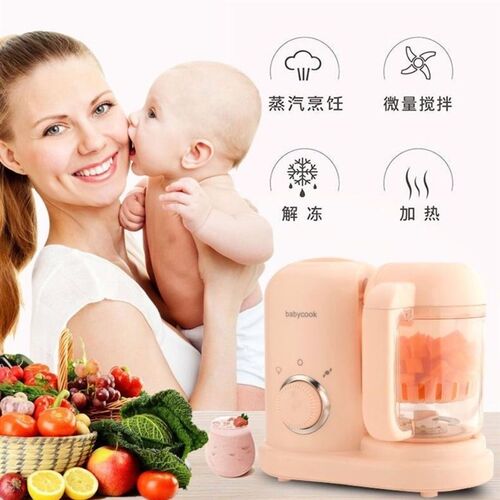 婴儿电动辅食机小型宝宝功能蒸煮搅拌打水果泥料理机研磨器