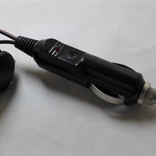 包邮车载一拖二点烟器延长线大功率汽车电源加长线一分二12V24V