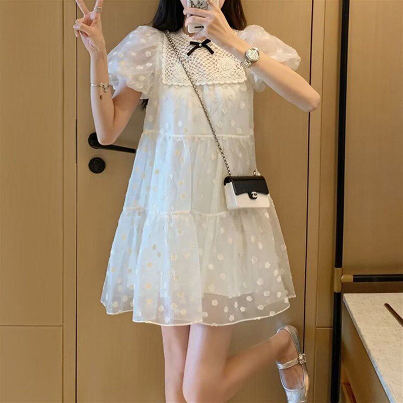 胖女孩公主裙加肥加大大码礼服裙子儿童白纱裙大童胖童女童连衣裙