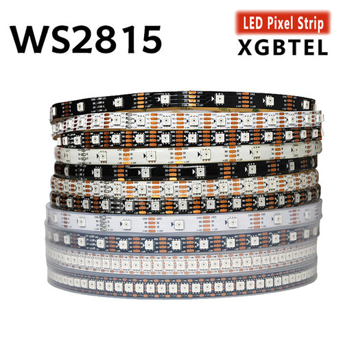 WS2815全彩LED灯带 12V内置IC RGB单点单控 144灯断点续传幻彩灯