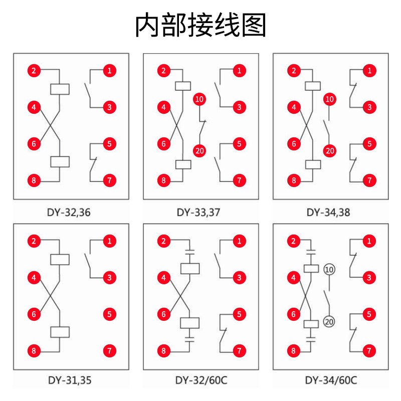 DL-31电流继电器DL-32 DL-33 DL-34-2A6A10A20A耐电集团