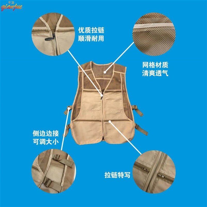 新品袋降温背心制冷衣空调马甲户外高温防暑水冷风扇衣服降温工作